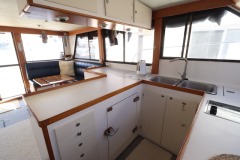 Galley in saloon