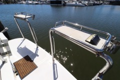 Swim platform with bait boards