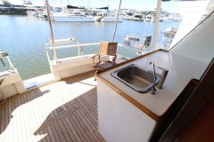 Refrigeration , sink plus a transom door