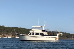 At anchor - port side